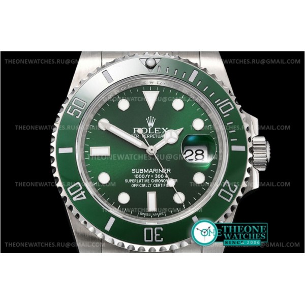 Rolex - Submariner 116610LV 316F SS/SS Green DCF Asia 2836