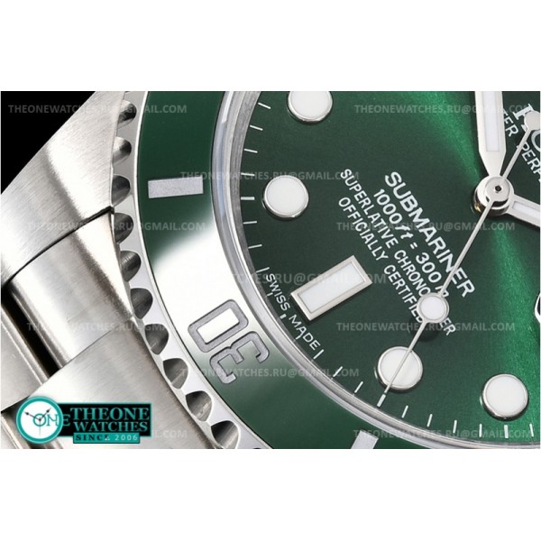 Rolex - Submariner 116610LV 316F SS/SS Green DCF Asia 2836