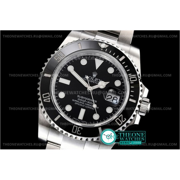 Rolex - Submariner 116610LN 904L SS/SS Blk V10 Noob A2836