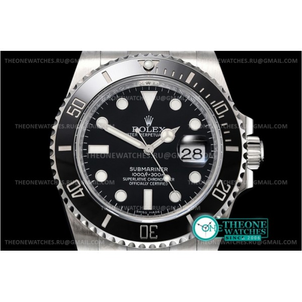 Rolex - Submariner 116610LN 904L SS/SS Blk V10 Noob A2836