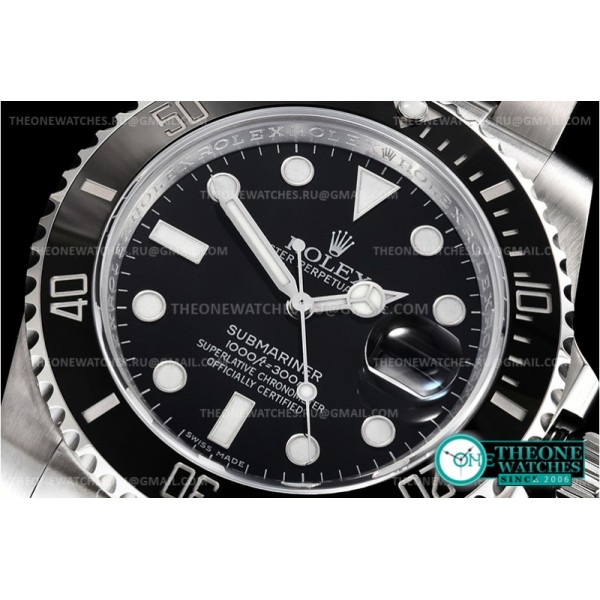 Rolex - Submariner 116610LN 904L SS/SS Blk V10 Noob SA3135