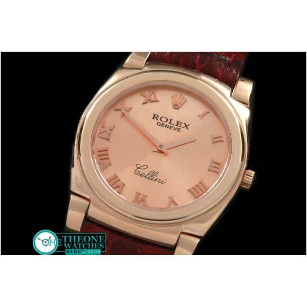 Rolex - Cellini RG/LE Rose Gold Roman Swiss Quartz