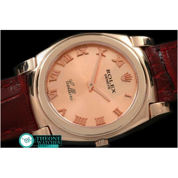 Rolex - Cellini RG/LE Rose Gold Roman Swiss Quartz