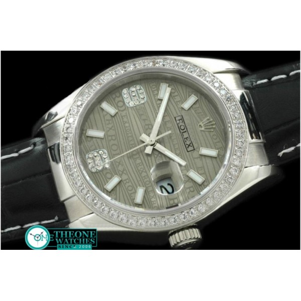 Rolex - LE Grey 2008 Insignia Dial Diam Bez Lume Stk/Diam Num