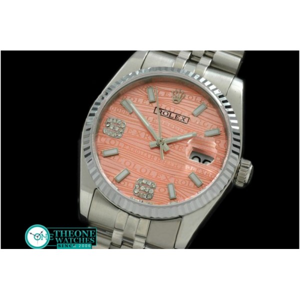 Rolex - SS Jubilee 2008 Insignia Salmon Dial Swiss Eta 2836-2