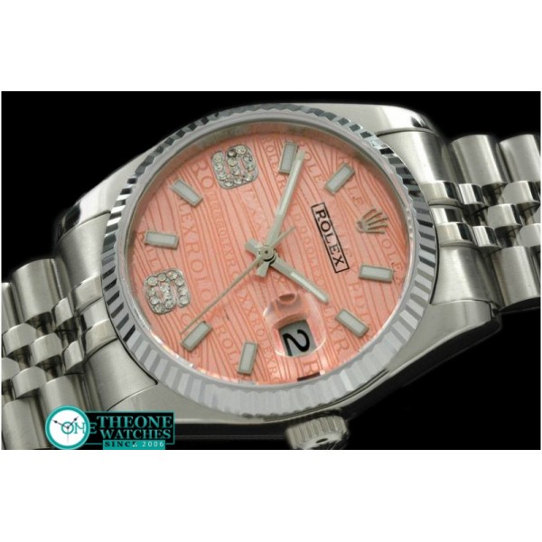 Rolex - SS Jubilee 2008 Insignia Salmon Dial Swiss Eta 2836-2