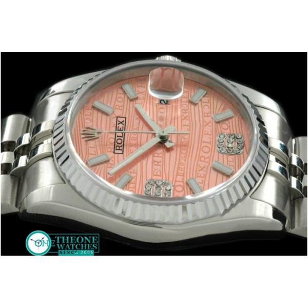 Rolex - SS Jubilee 2008 Insignia Salmon Dial Swiss Eta 2836-2