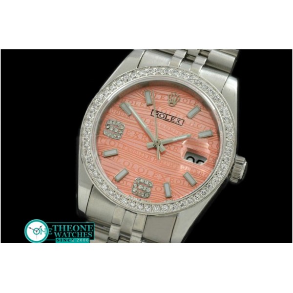 Rolex - SS Jubilee 2008 Insignia Salmon Dial Swiss Eta 2836-2