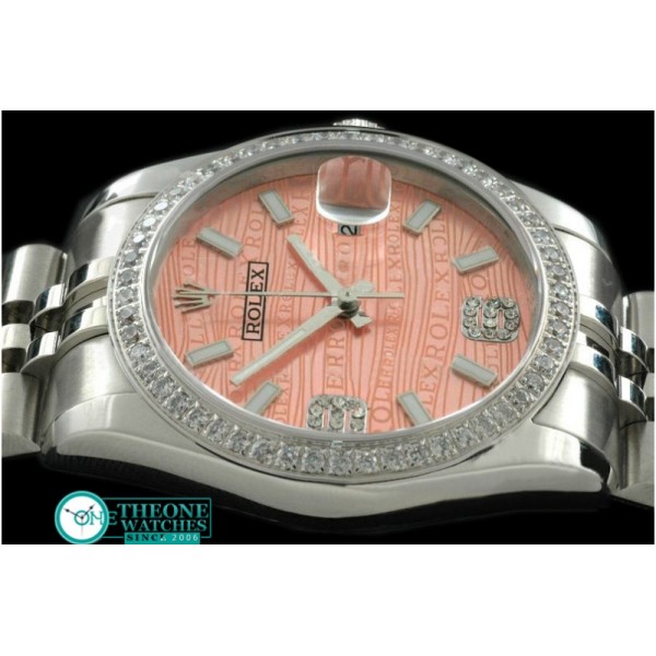 Rolex - SS Jubilee 2008 Insignia Salmon Dial Swiss Eta 2836-2