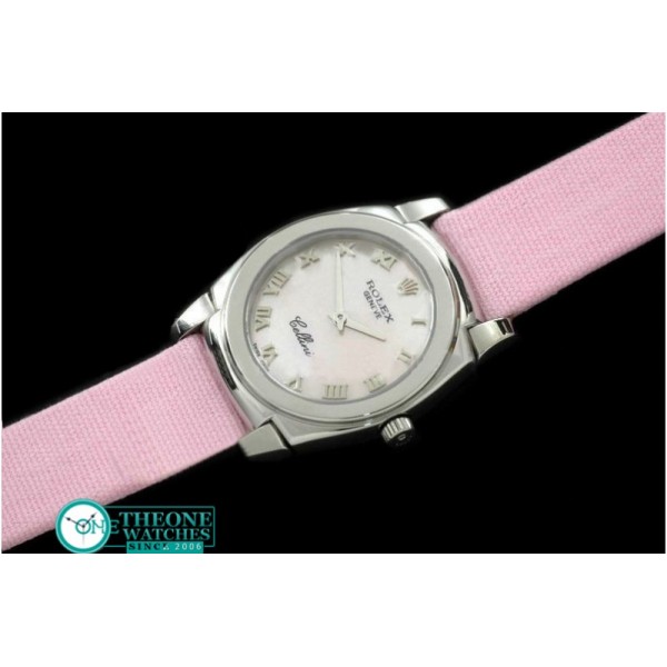 Rolex - Ladies Cellini SS/LE MOP Pink Num Swiss Quartz