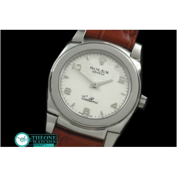 Rolex - Ladies Cellini SS/LE White Num Swiss Quartz