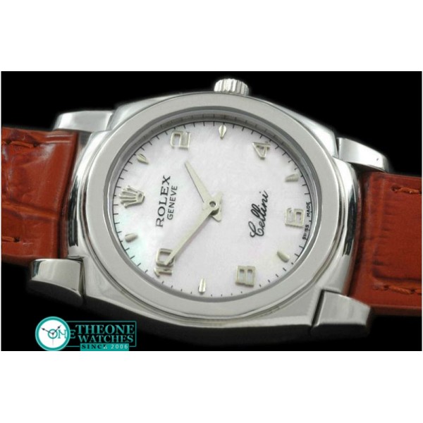 Rolex - Ladies Cellini SS/LE MOP White Swiss Quartz