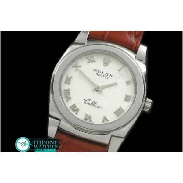 Rolex - Ladies Cellini SS/LE White Swiss Quartz