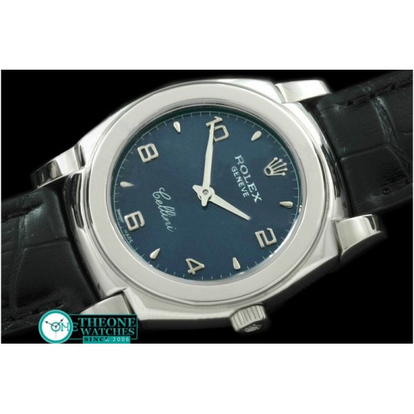 Rolex - Ladies Cellini SS/LE Blue Num Swiss Quartz