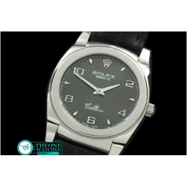 Rolex - Ladies Cellini SS/LE Grey Num Swiss Quartz