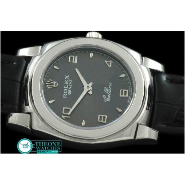 Rolex - Ladies Cellini SS/LE Grey Num Swiss Quartz