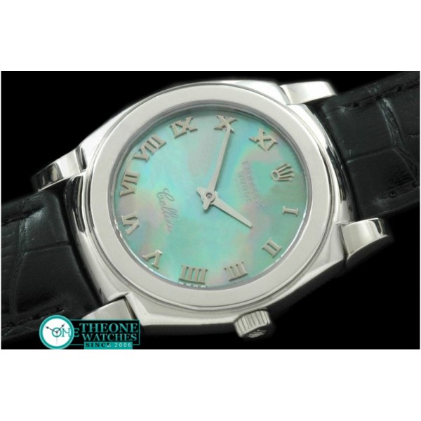 Rolex - Ladies Cellini SS/LE MOP Green Roman Swiss Quartz