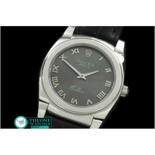 Rolex - Ladies Cellini SS/LE Grey Roman Swiss Quartz