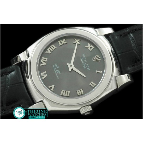 Rolex - Ladies Cellini SS/LE Grey Roman Swiss Quartz