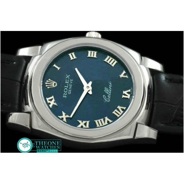 Rolex - Ladies Cellini SS/LE Blue Roman Swiss Quartz