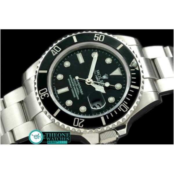 Rolex - SS 2008 Submariner SS Black Asia 2836 (1:1)