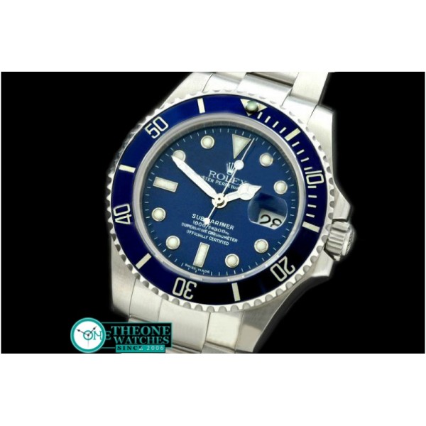 Rolex - SS 2008 Submariner SS Blue Asia 2836 (1:1)