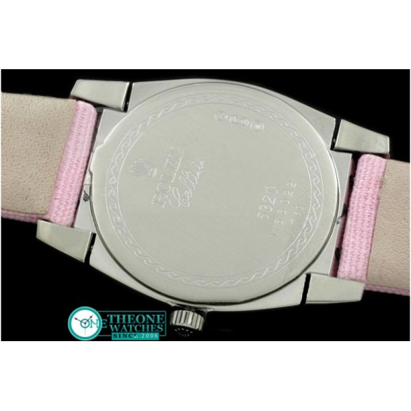 Rolex - Ladies Cellini SS/LE/Diam MOP Pink Num Swiss Quartz