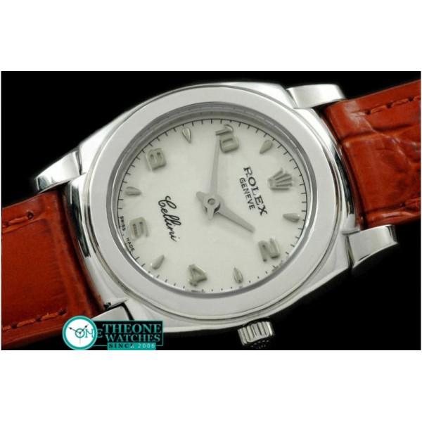 Rolex - Ladies Mini Cellini SS/LE White Num Swiss Qtz