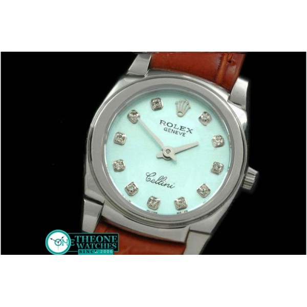 Rolex - Ladies Mini Cellini SS/LE Lilac Diam Swiss Qtz