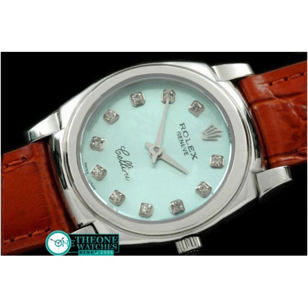 Rolex - Ladies Mini Cellini SS/LE Lilac Diam Swiss Qtz