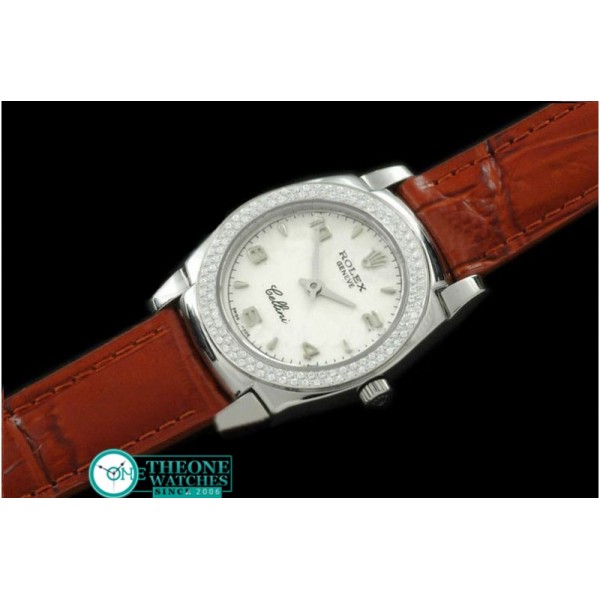 Rolex - Ladies Mini Cellini SS/LE White Num Swiss Qtz