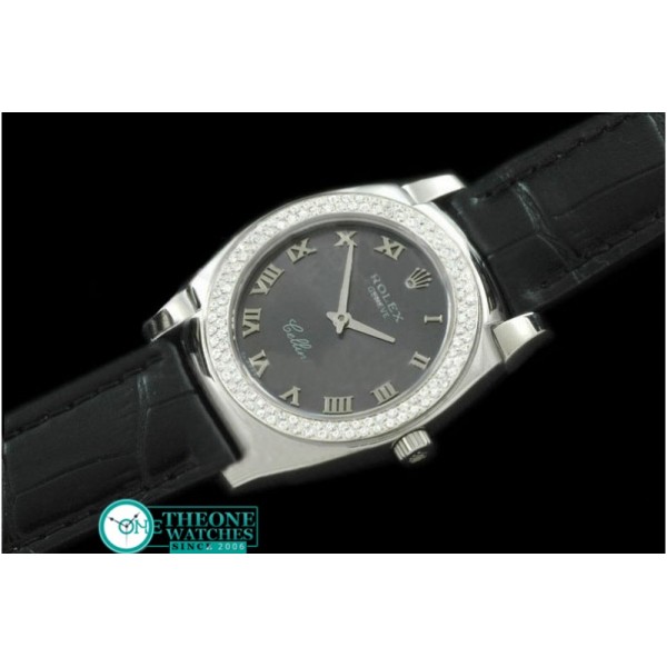 Rolex - Ladies Mini Cellini SS/LE Grey Roman Swiss Qtz