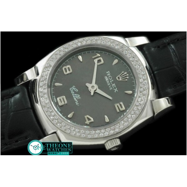 Rolex - Ladies Mini Cellini SS/LE Grey Num Swiss Qtz