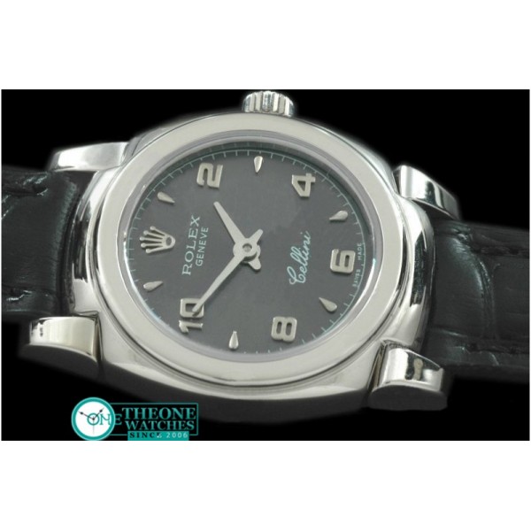 Rolex - Ladies Mini Cellini SS/LE Grey Num Swiss Qtz