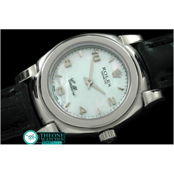 Rolex - Ladies Mini Cellini SS/LE MOP White Num Swiss Qtz