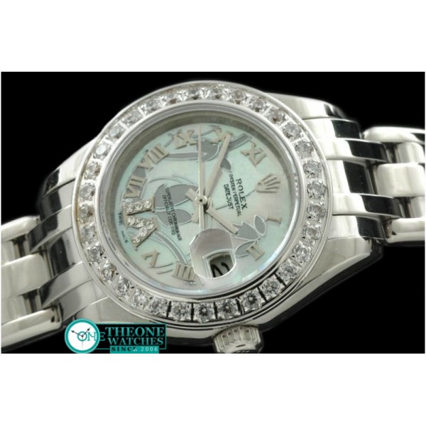 Rolex - 2011 Flora Diam SS P-White Swiss Eta 2671-2