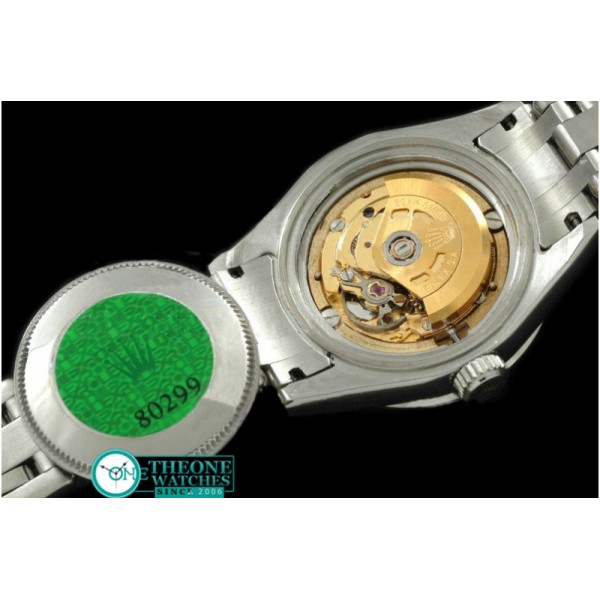 Rolex - 2011 Flora Diam SS M-Green Swiss Eta 2671-2