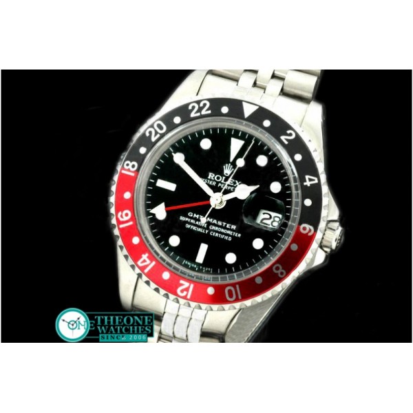 Rolex - V-GMT 1675 SS/Jub Blk/Red A2836