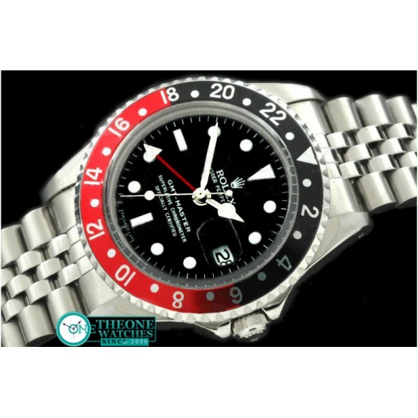 Rolex - V-GMT 1675 SS/Jub Blk/Red A2836