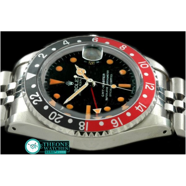 Rolex - V-GMT 1675 SS/Jub Blk/Red A2836