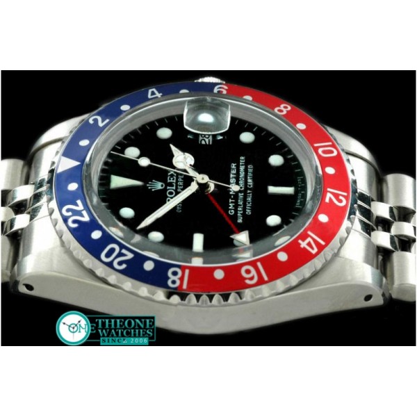 Rolex - V-GMT 1675 SS/Jub Blue/Red A2836