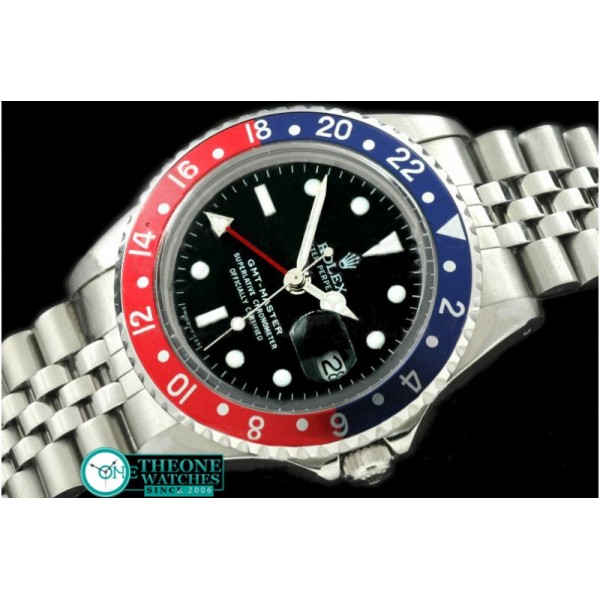 Rolex - V-GMT 1675 SS/Jub Blue/Red A2836