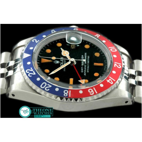 Rolex - V-GMT 1675 SS/Jub Blue/Red A2836