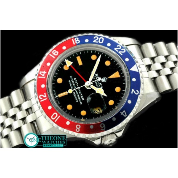 Rolex - V-GMT 1675 SS/Jub Blue/Red A2836