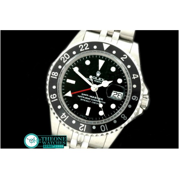 Rolex - V-GMT 1675 SS/Jub Black A2836