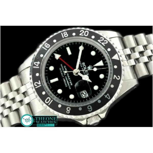 Rolex - V-GMT 1675 SS/Jub Black A2836