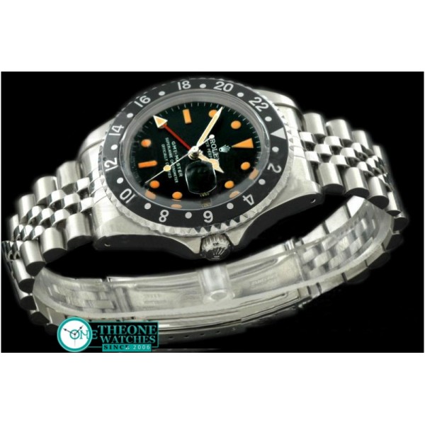 Rolex - V-GMT 1675 SS/Jub Black A2836