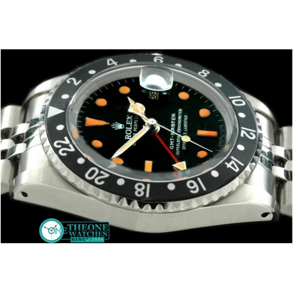 Rolex - V-GMT 1675 SS/Jub Black A2836