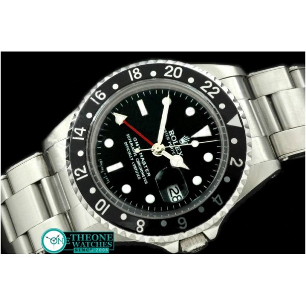 Rolex - V-GMT 1675 SS/Oys Black A2836