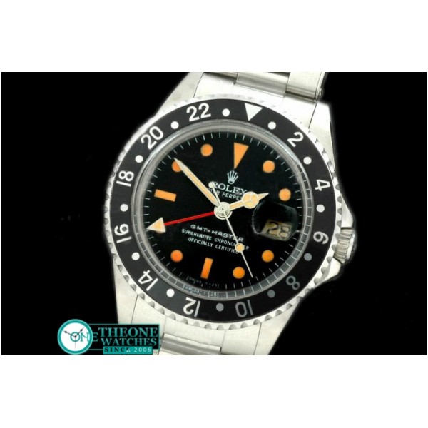 Rolex - V-GMT 1675 SS/Oys Black A2836